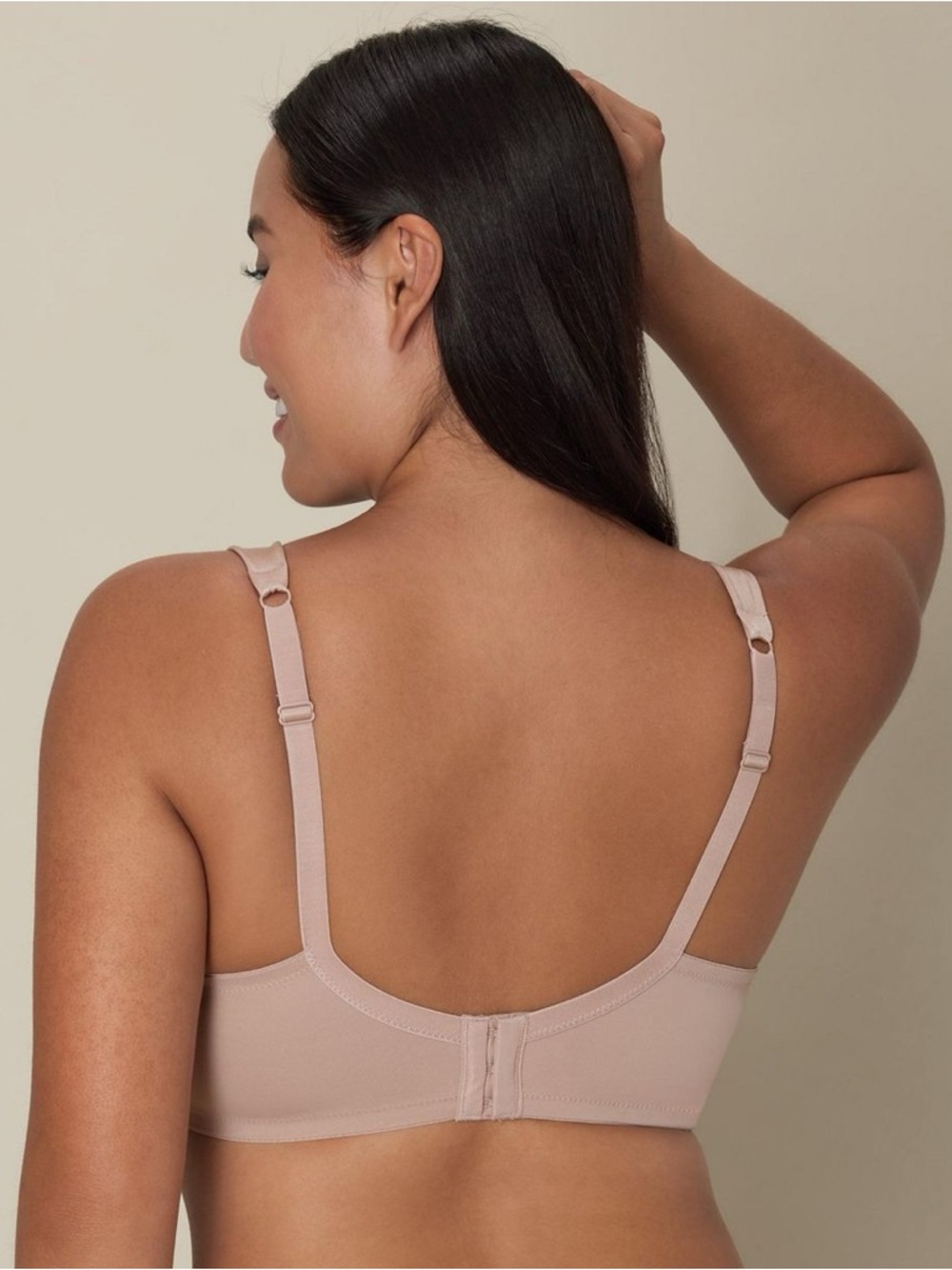 Playtex Full-Coverage Balconette Bra, Moisture-Wicking Evening Blush 40C - Picture 2 of 3